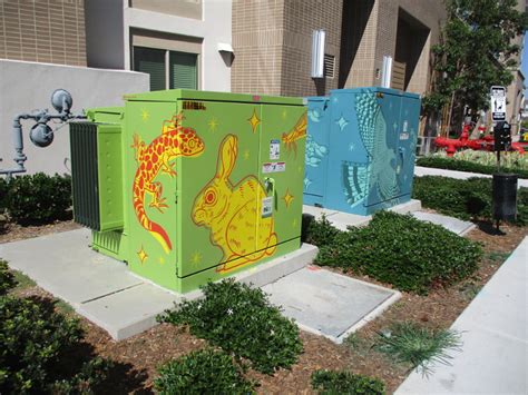 Wildlife street art on electrical boxes. – Cool San 